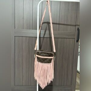 Pink Louis Vuitton vintage Boho purse